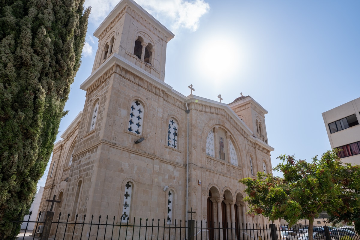 The Church in the centre of the Paphos Old Town