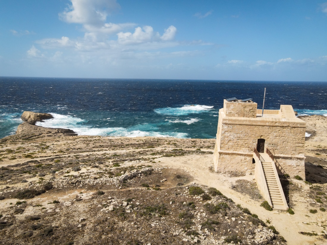 Watch tower overlooking the beach